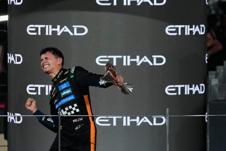 McLaren driver Lando Norris clinches his first F1 title at season